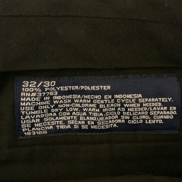 Men’s pleated dress slacks, black, size 32/30 - Picture 8 of 9